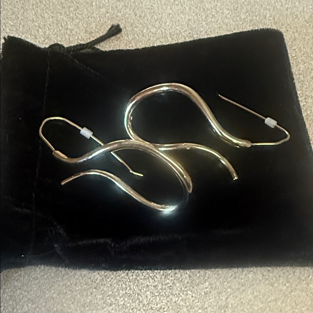 Elegant Goldtone Statement Earrings